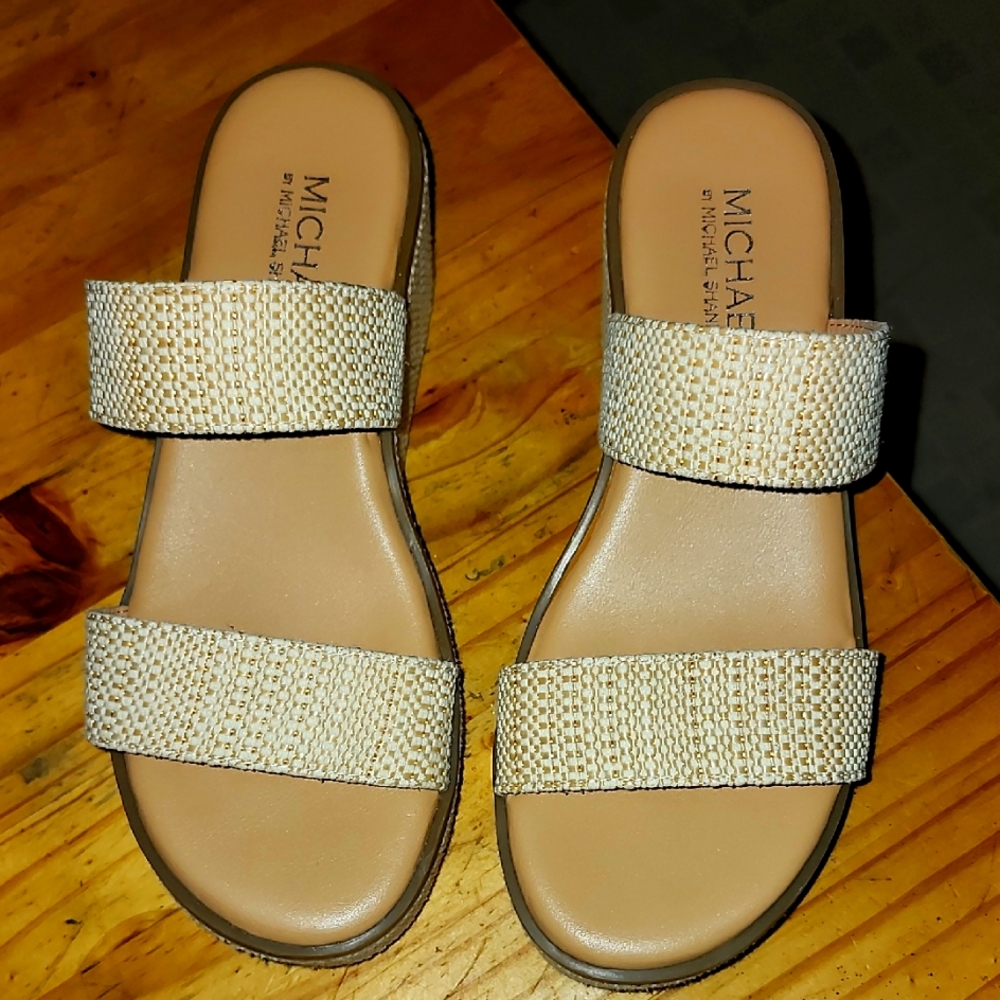 Michael SHANNONTan Double Strap Sandals